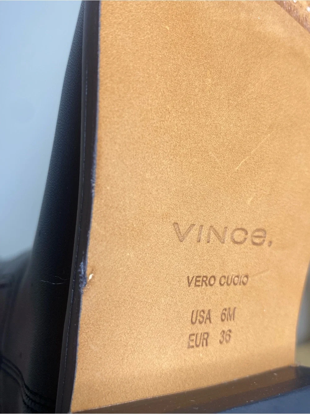 NWT Vince Cody Over The Knee Leather Boots Size 6